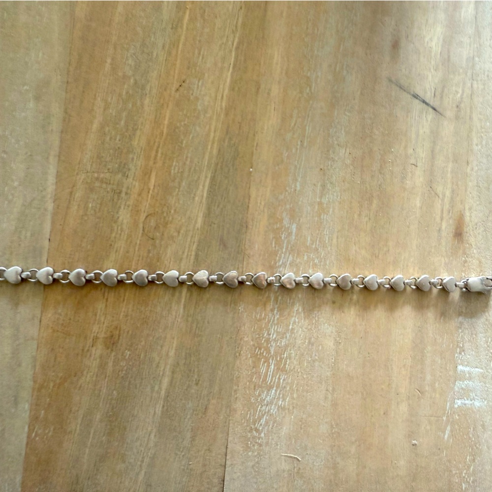 Tiffany & Co. Chain of Hearts Sterling Silver Bracelet